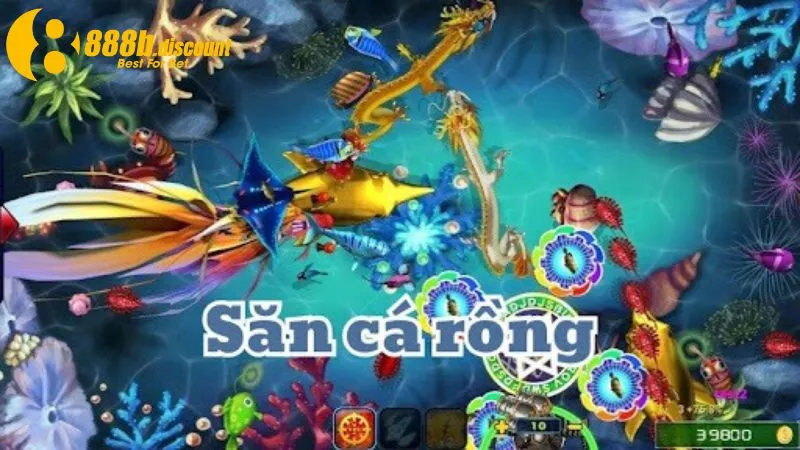 Game bắn cá rồng có giao diện sống động, bắt mắt